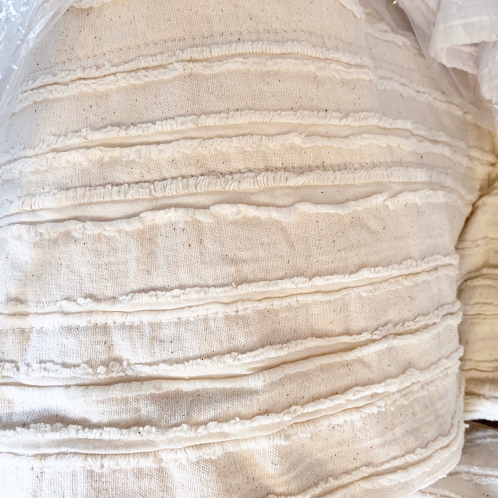 Threshold Clipped Textured Quilt - Threshold KING Natural